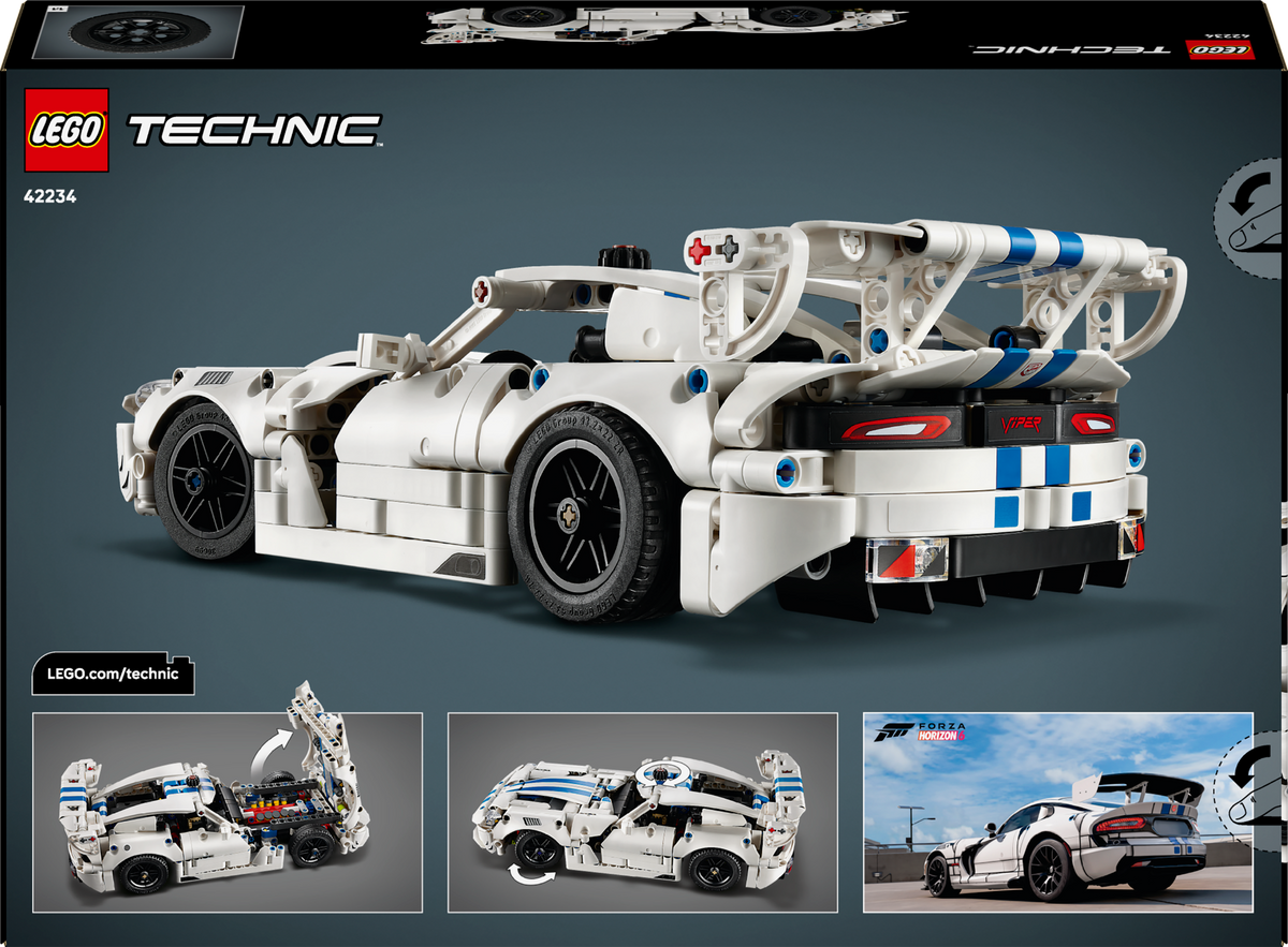 LEGO Technic 42234 Dodge Viper GTS-R sportinis automobilis