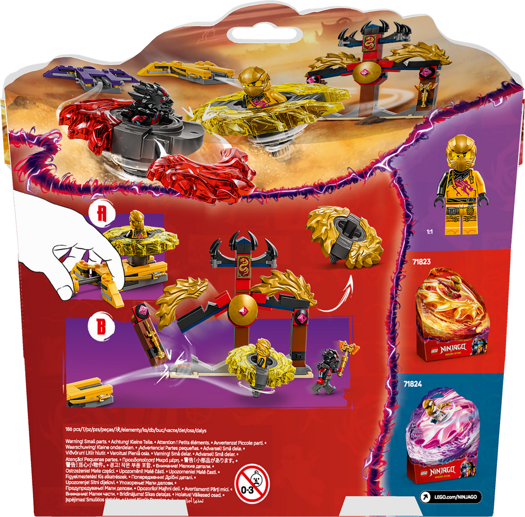 LEGO NINJAGO 71826 Drakonų Spinjitzu kovos rinkinys