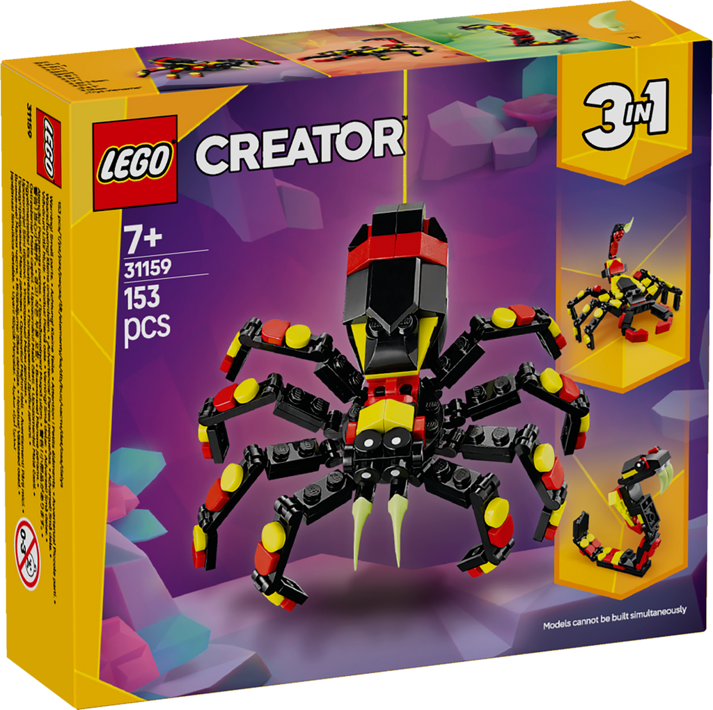 LEGO Creator 31159 Laukiniai gyvūnai: nuostabusis voras