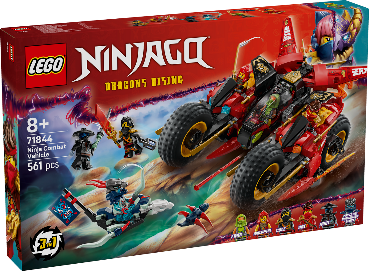 LEGO NINJAGO 71844 Nindzių kovinė mašina