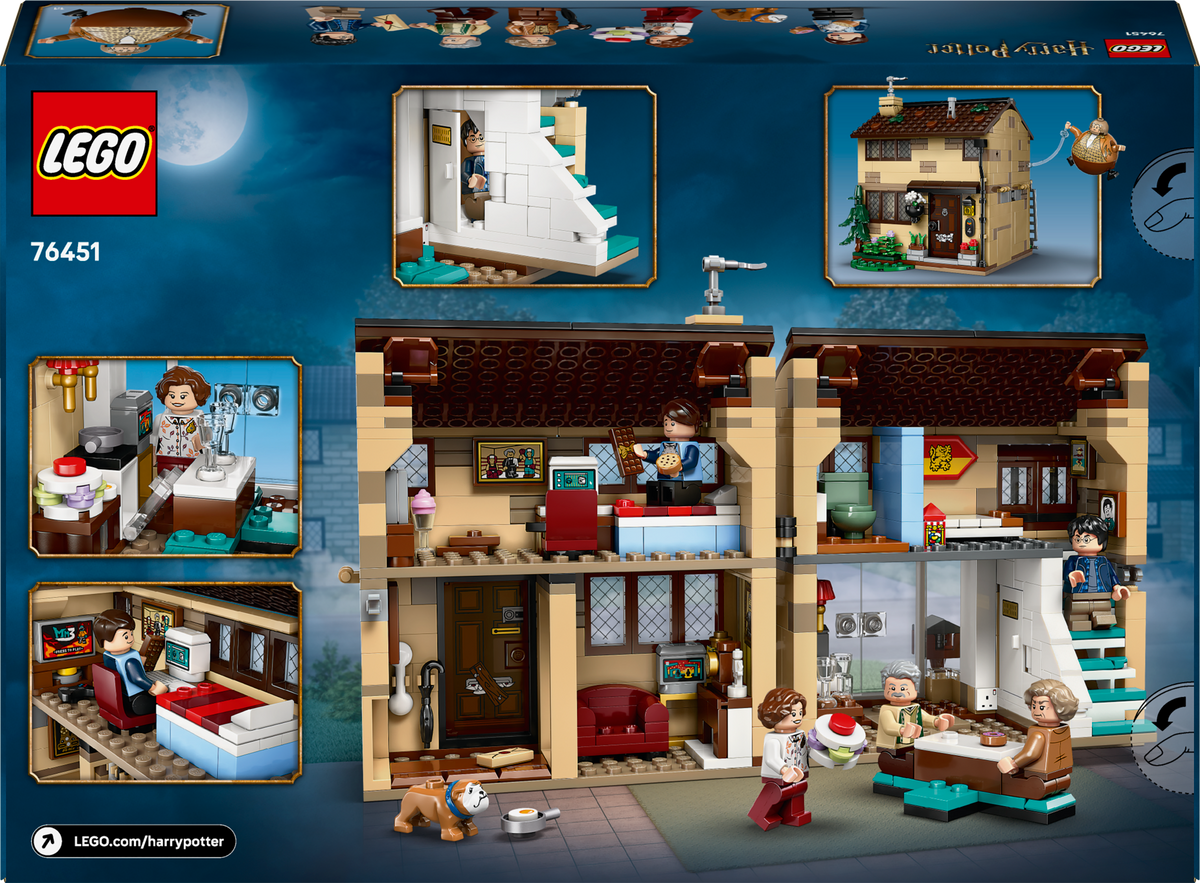 LEGO Harry Potter 76451 Ligustrų gatvė: tetos Mardžės vizitas