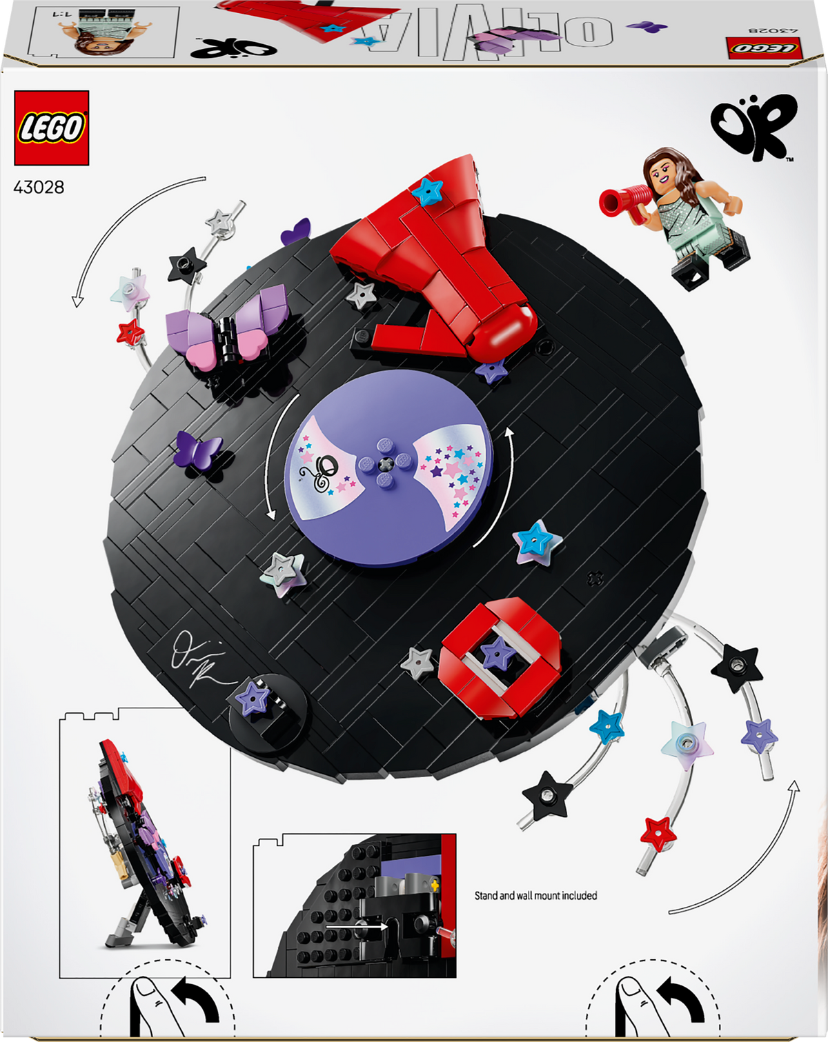 LEGO Editions 43028 Olivia Rodrigo vinilinė plokštelė