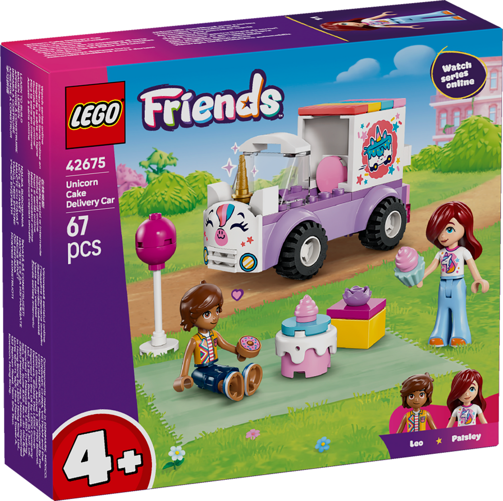LEGO Friends 42675 Vienaragio tortų pristatymo automobilis