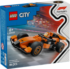 LEGO City 60442 F1 lenktynininkas su McLaren bolidu