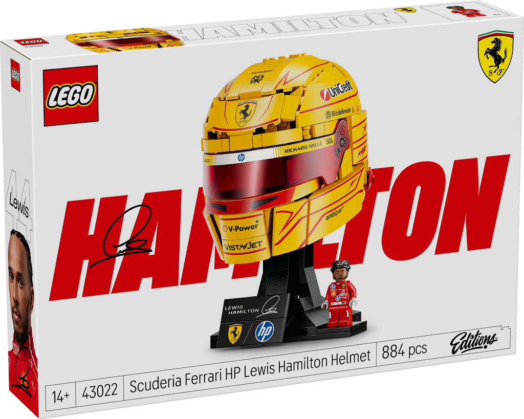 LEGO Editions 43022 Scuderia Ferrari HP Lewis Hamilton šalmas