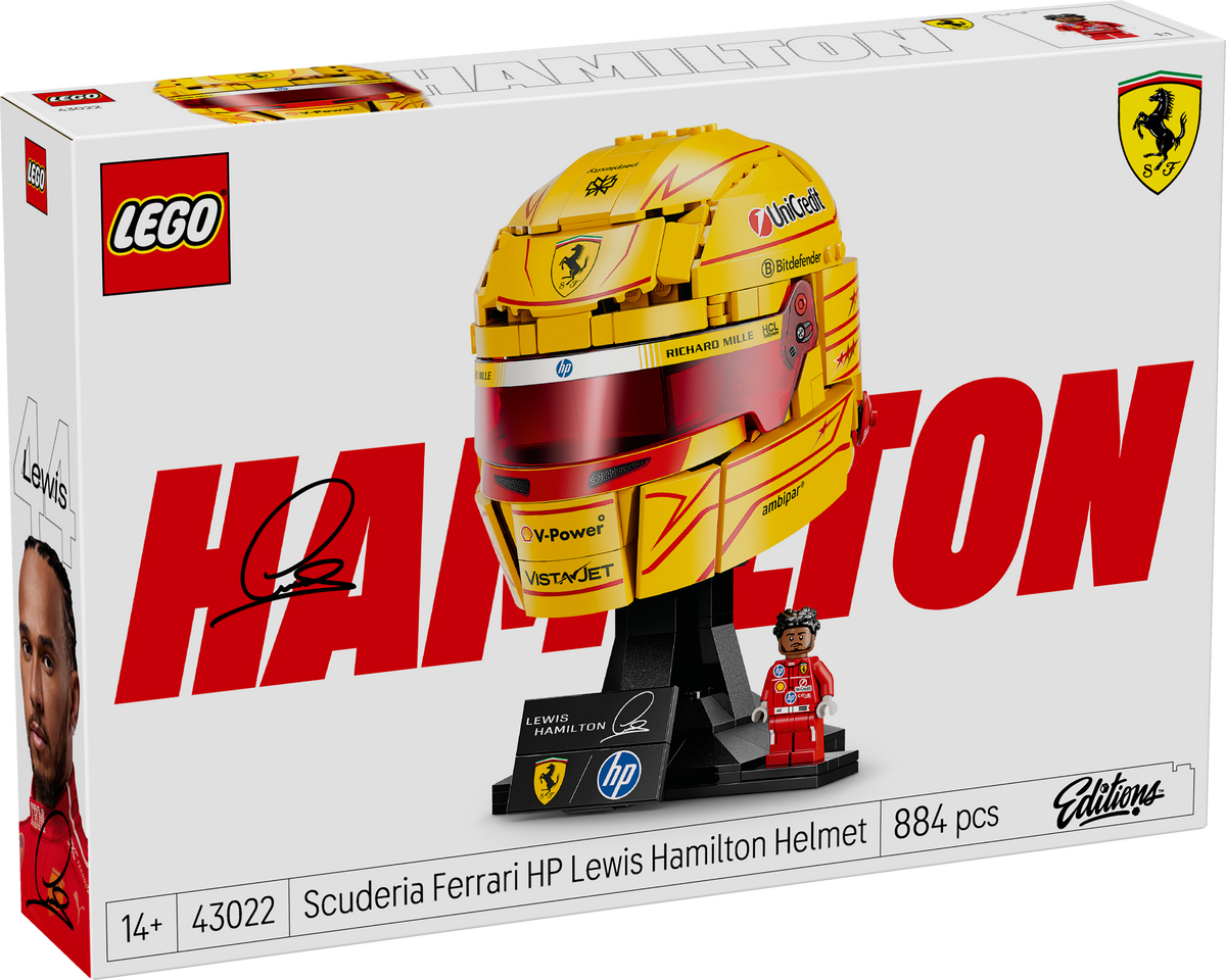 LEGO Editions 43022 Scuderia Ferrari HP Lewis Hamilton šalmas