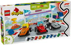 LEGO DUPLO 10445 F1 komandų lenktyniniai automobiliai ir vairuotojai