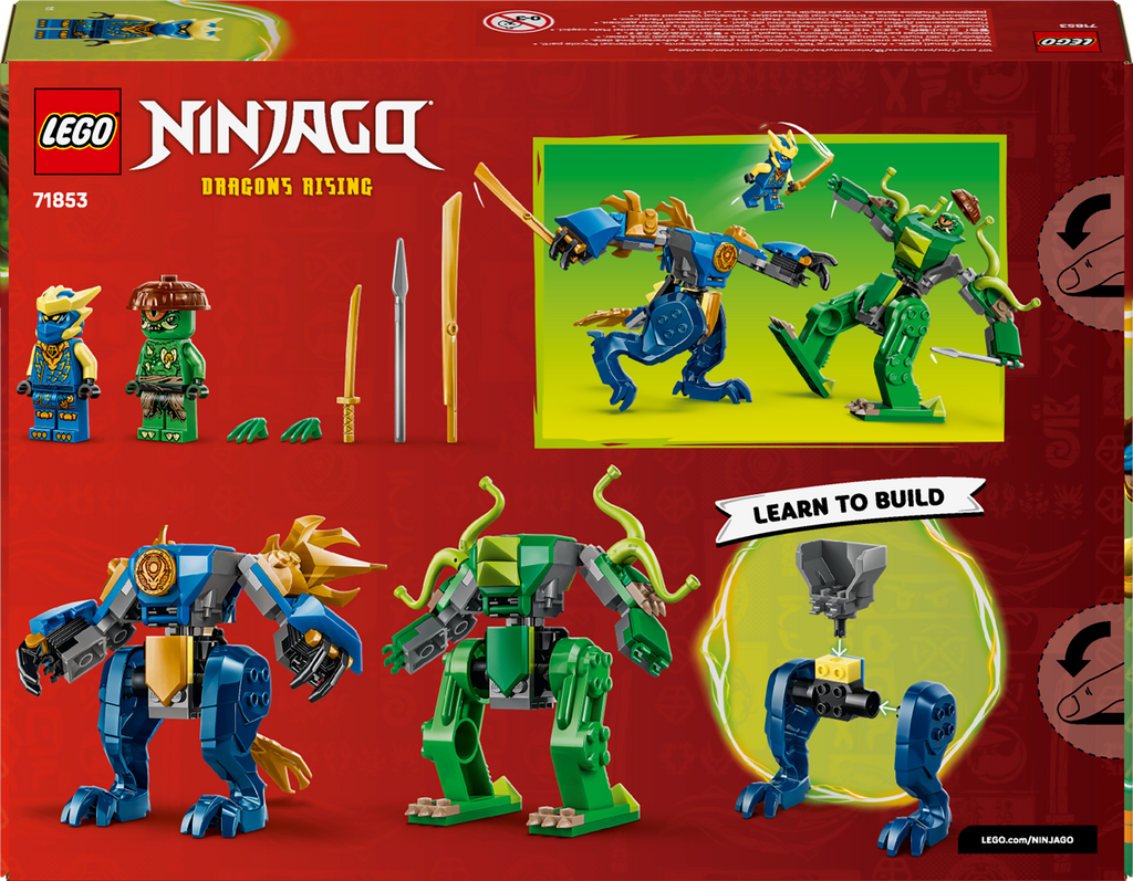 LEGO NINJAGO 71853 Jay drakono roboto kova