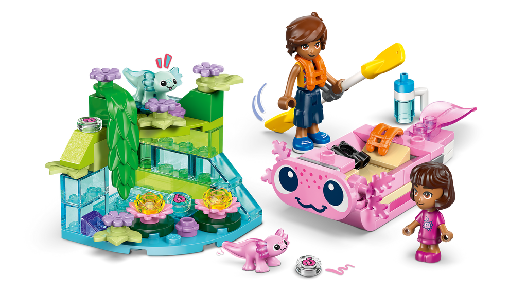 LEGO Friends 42681 Aksolotlių nuotykių valtis