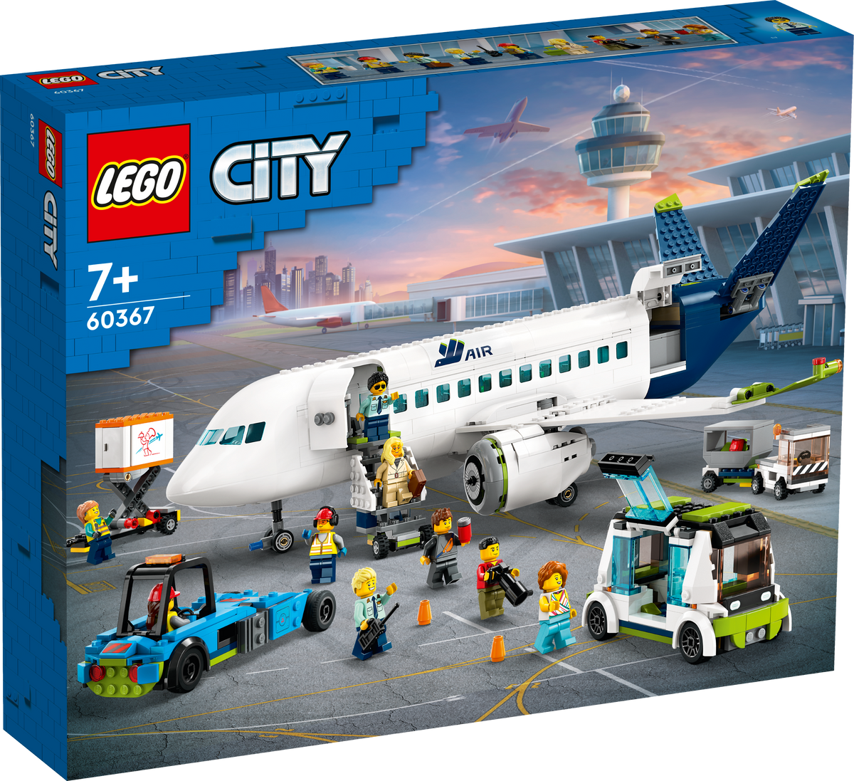 LEGO City 60367 Keleivinis lėktuvas
