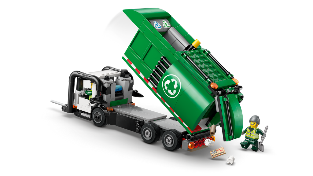 LEGO City 60495 Atliekų perdirbimo sunkvežimis