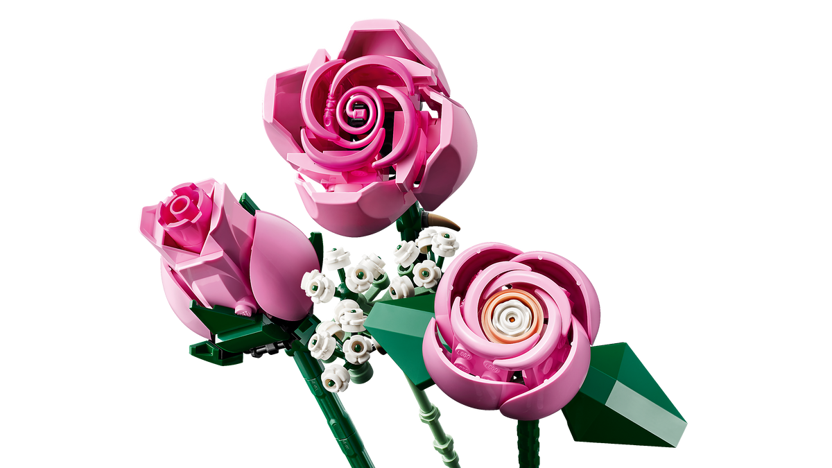 LEGO Botanicals 10374 Rožinių rožių puokštė