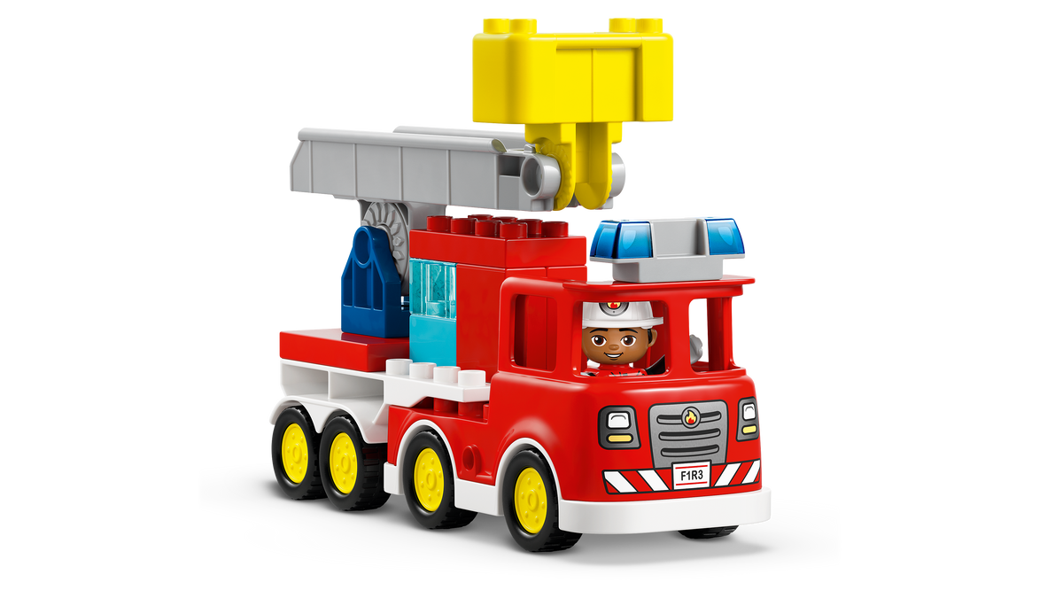 LEGO DUPLO 10473 Gaisrinė mašina su žarna ir gaisrininku