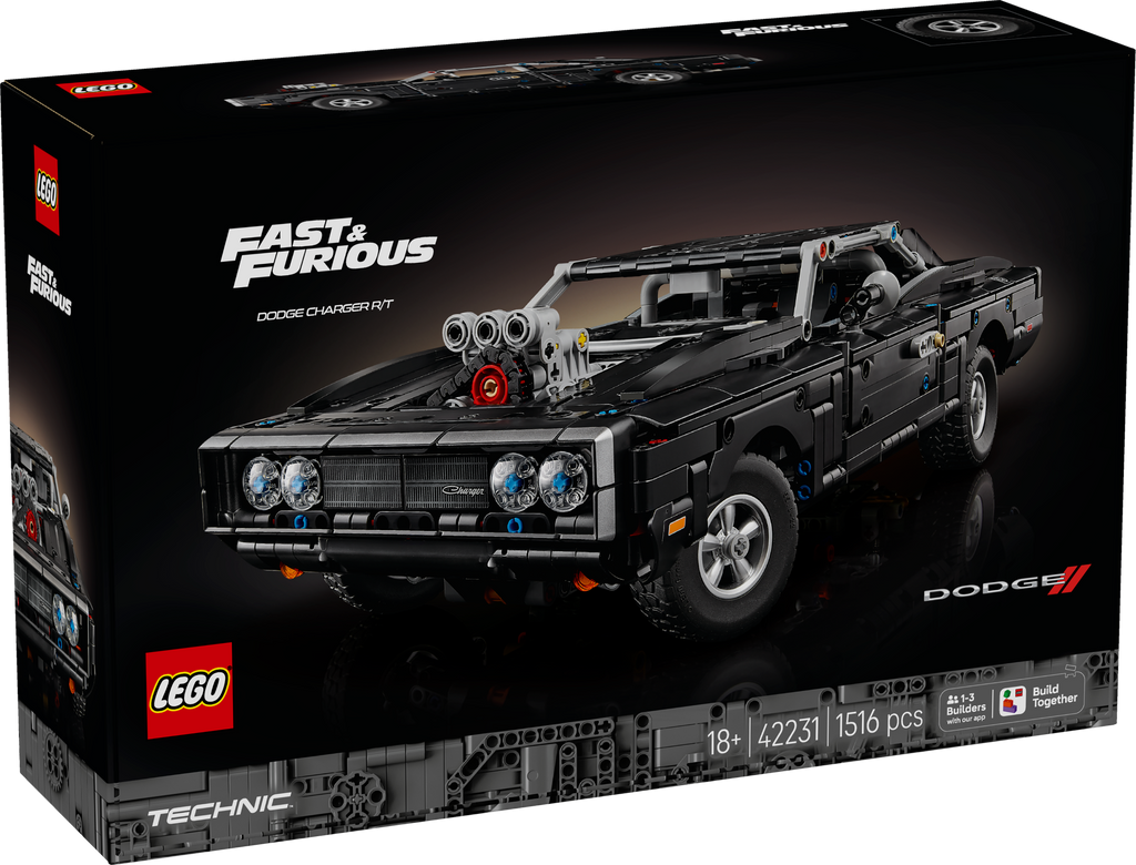 LEGO Technic 42231 Greiti ir įsiutę: Dodge Charger R/T