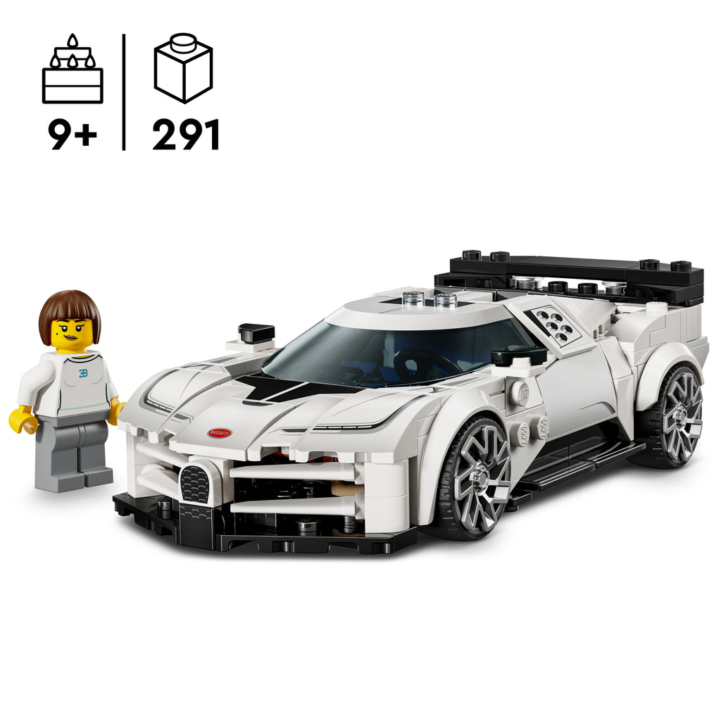 LEGO Speed Champions 77240 Bugatti Centodieci hipersportinis automobilis