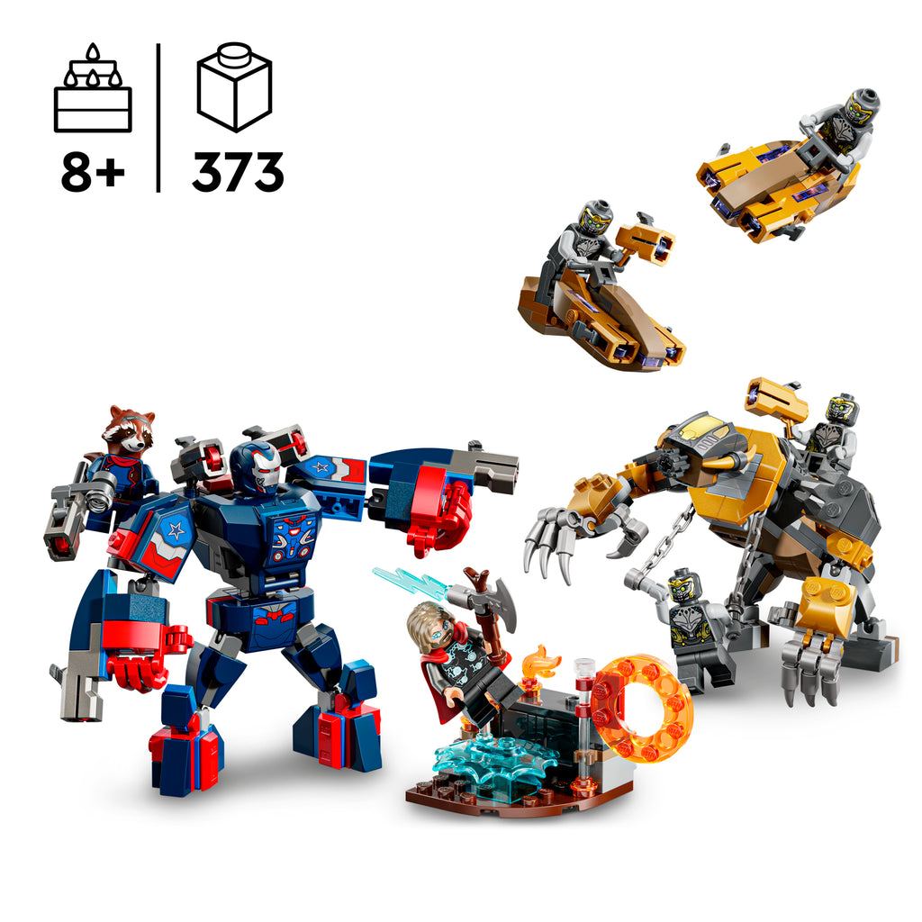 LEGO Marvel 76322 Keršytojai. Pabaiga: Toras prieš čitaurius