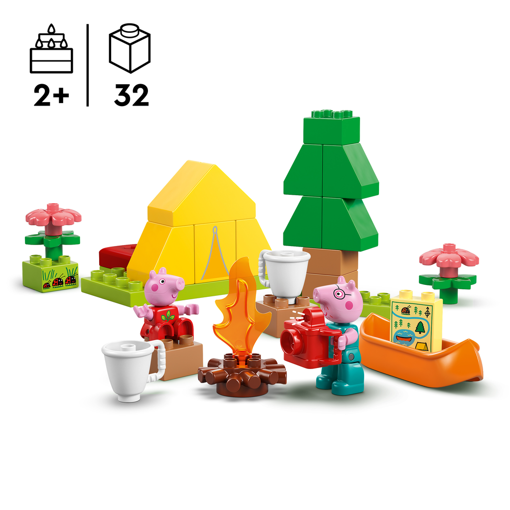 LEGO DUPLO 10452 Kiaulytės Pepos stovyklavimo išvyka