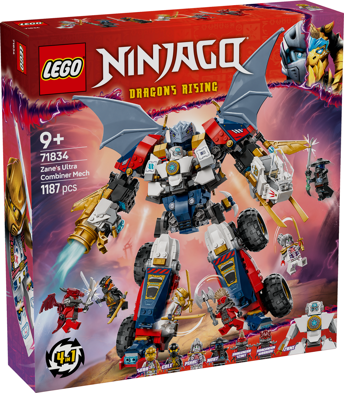 LEGO NINJAGO 71834 Zane'o ultrajungtinis robotas