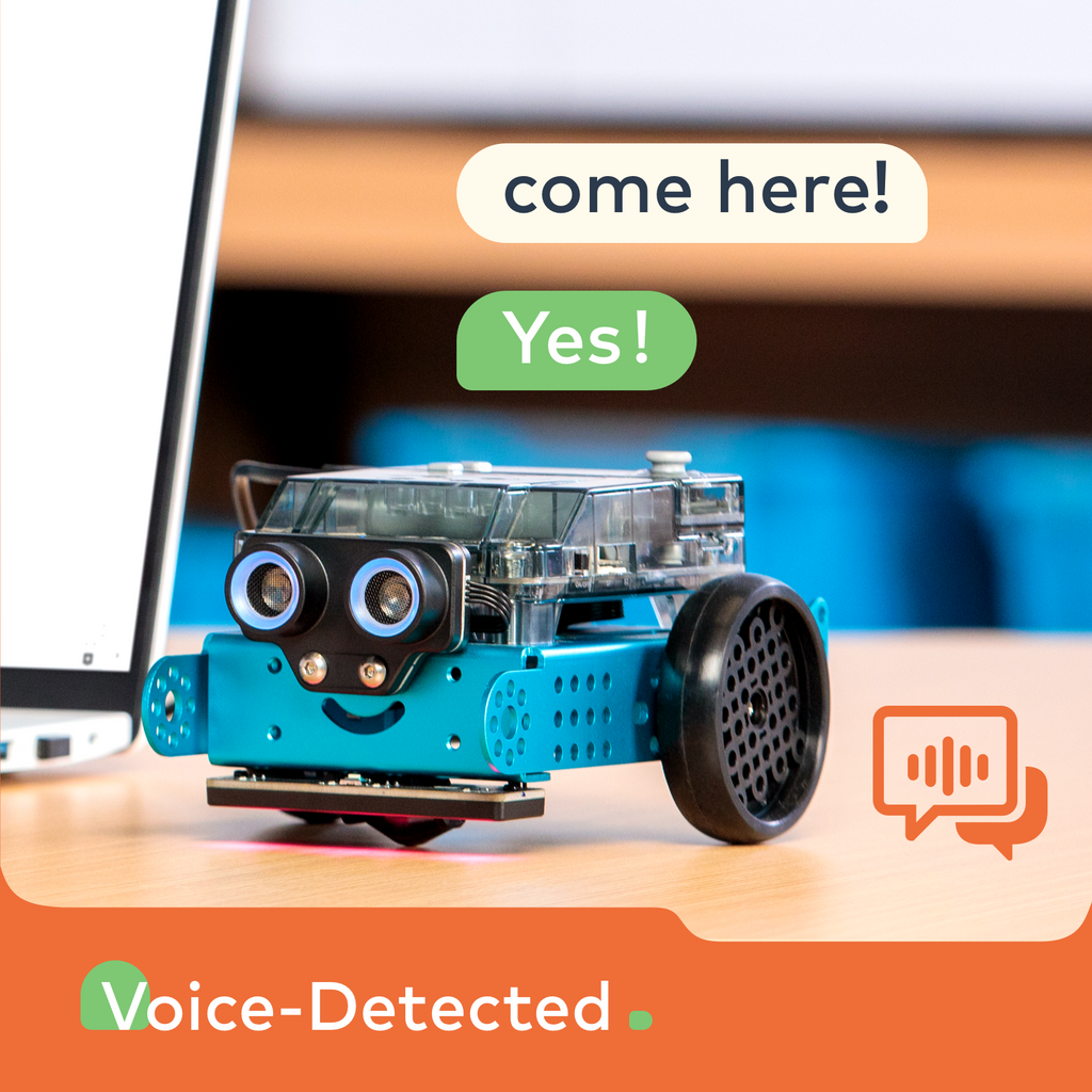 Makeblock mBot2 programuojamas robotas