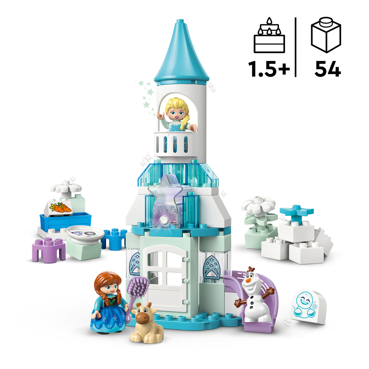 LEGO DUPLO 10455 Anos ir Elzos vakarėlis ledo pilyje