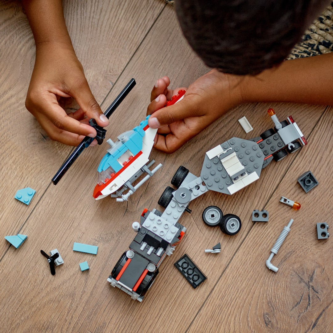 LEGO Creator 31146 Sunkvežimis-platforma su sraigtasparniu