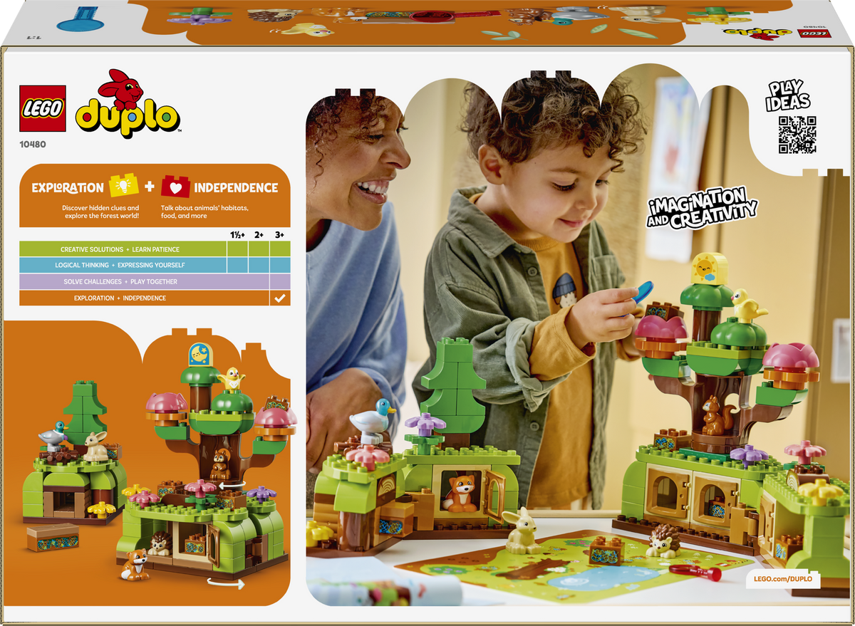 LEGO DUPLO 10480 Atradimų miškas su laukiniais gyvūnais