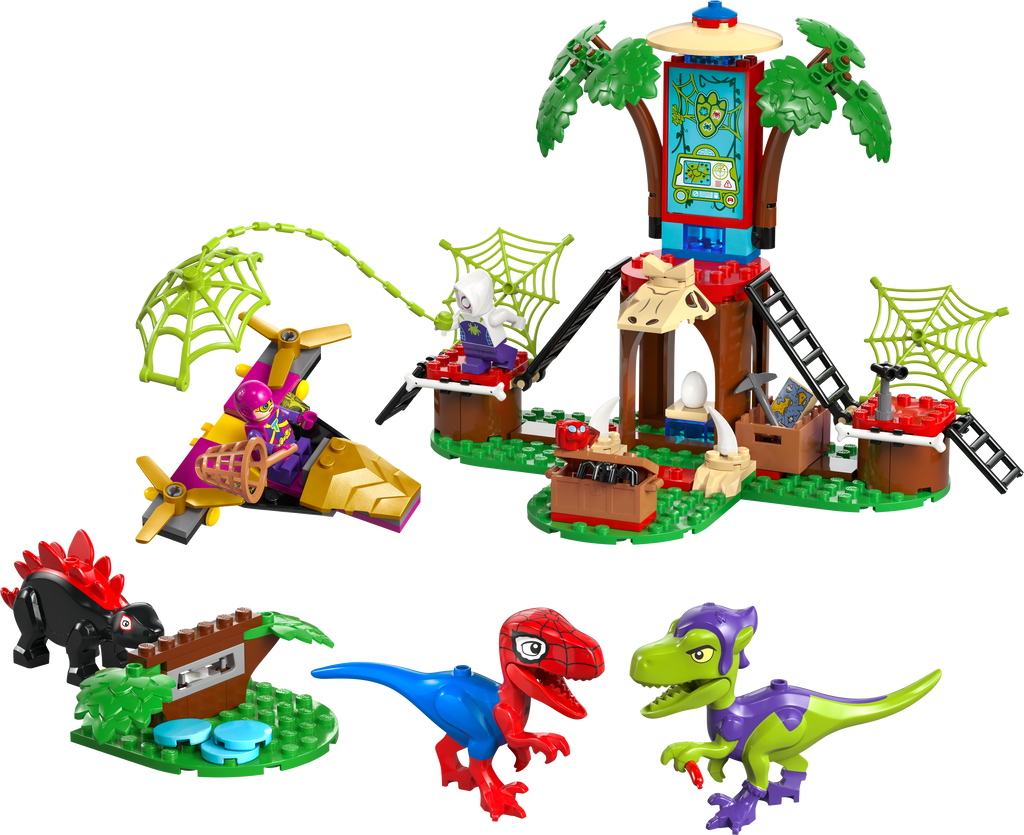 LEGO Marvel 11200 Spidey ir Gobby raptorų mūšis prie medžio namelio