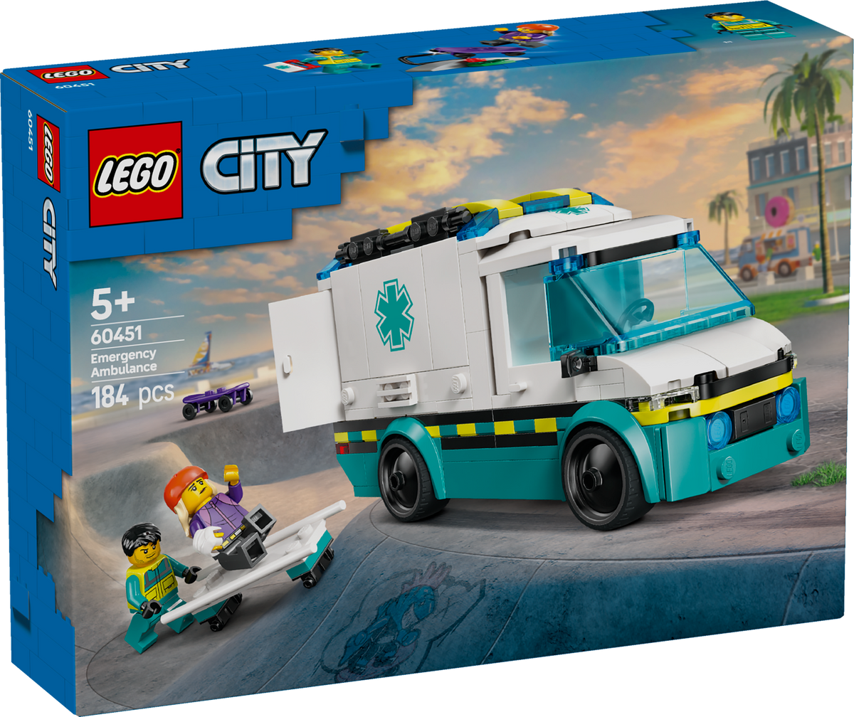 LEGO City 60451 Greitosios pagalbos automobilis