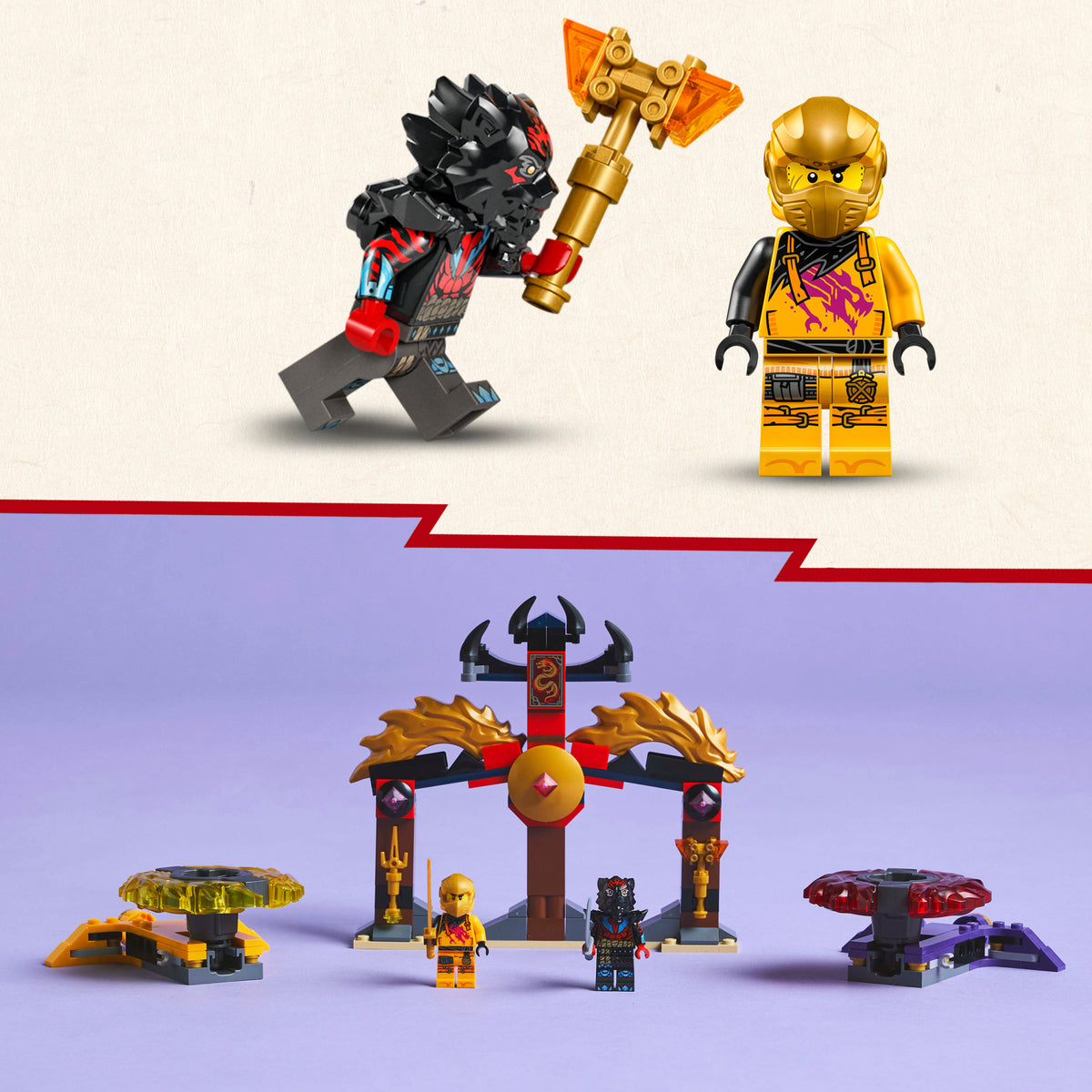 LEGO NINJAGO 71826 Drakonų Spinjitzu kovos rinkinys