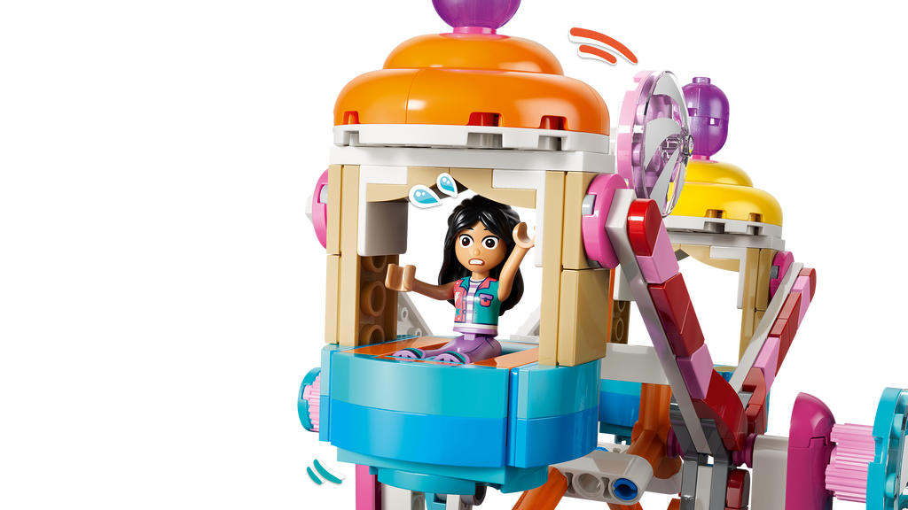 LEGO Friends 42700 Saldainių ir keksiukų apžvalgos ratas