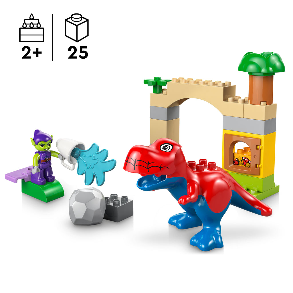 LEGO DUPLO 10463 Dinozauras Spidey-Rex prieš Žaliąjį Gobliną