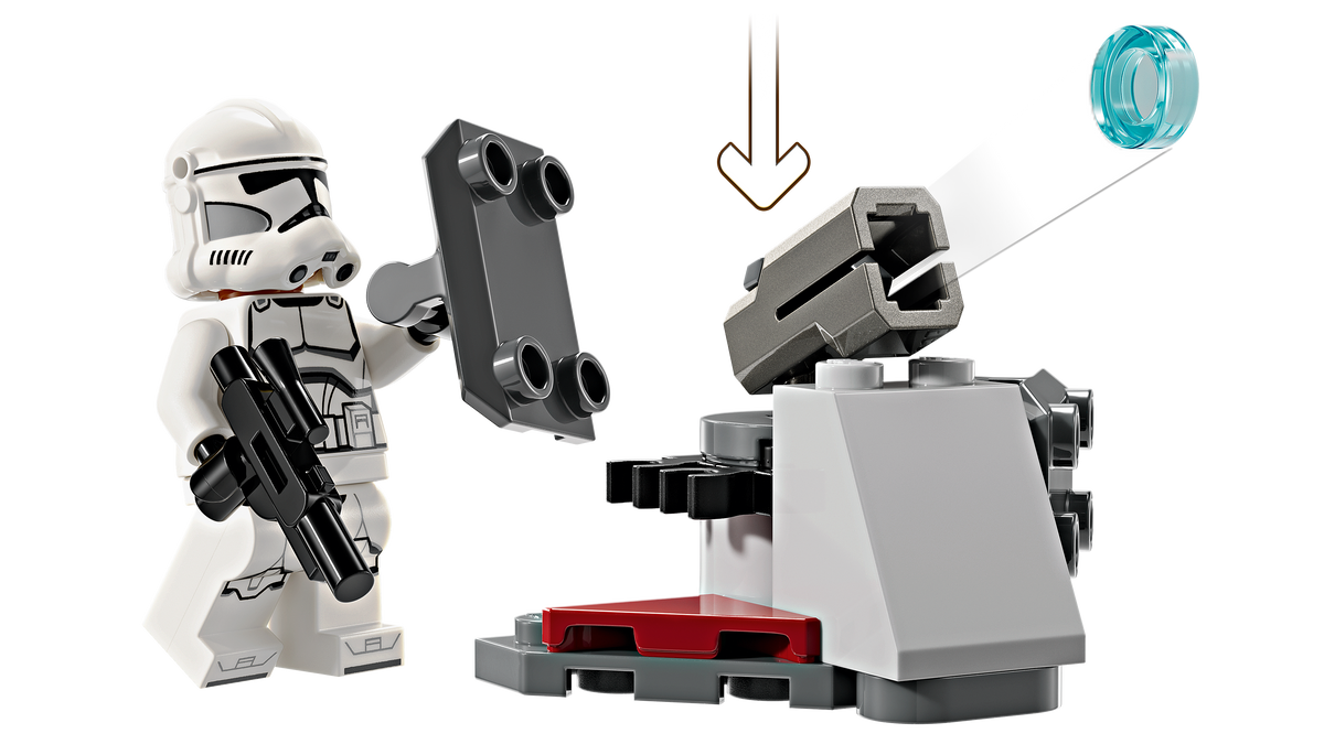 LEGO Star Wars 75372 Klonų karių ir kovos droidų kovos rinkinys