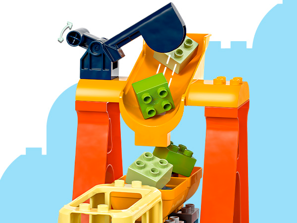 LEGO DUPLO 10428 Didysis interaktyvus miesto traukinys