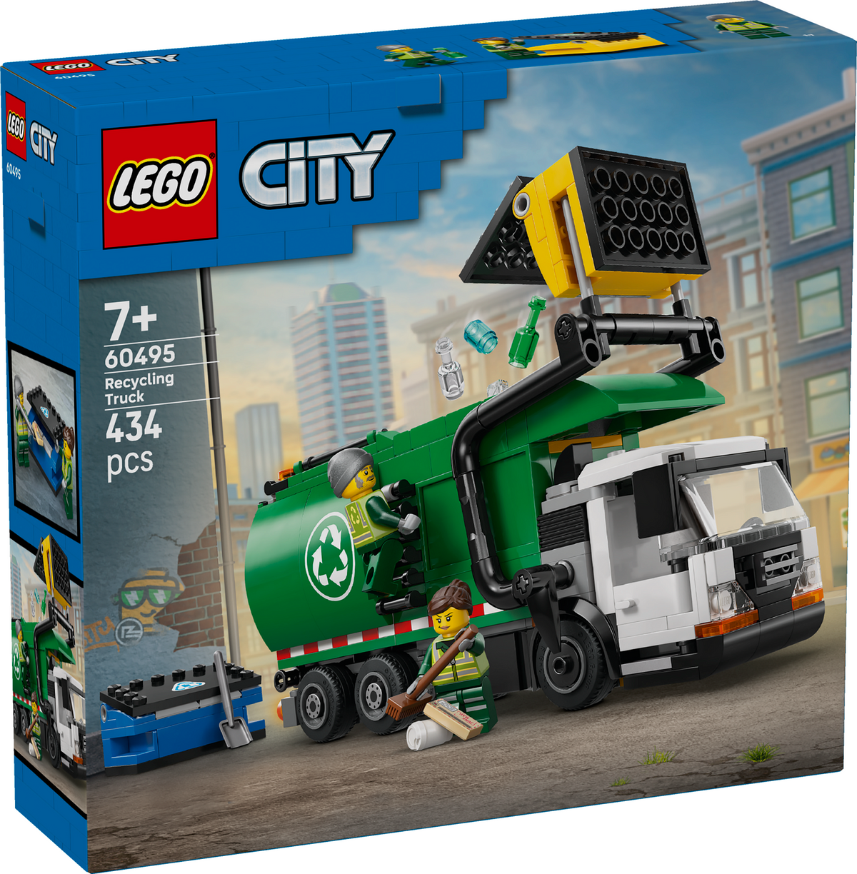 LEGO City 60495 Atliekų perdirbimo sunkvežimis