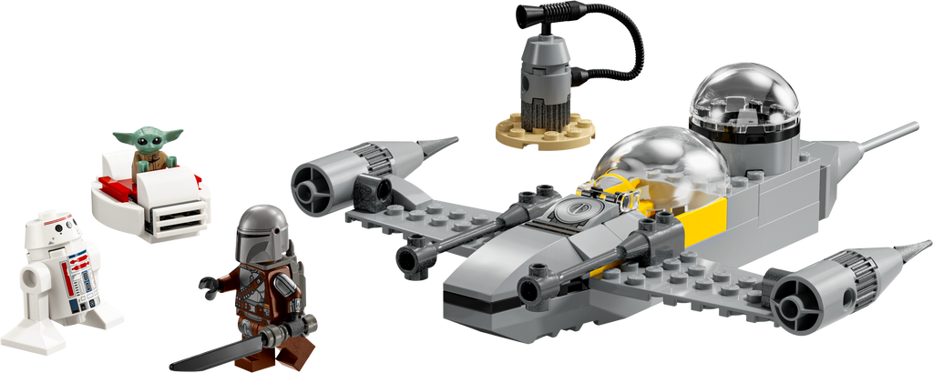 LEGO Star Wars 75410 Mando ir Grogu kovinis erdvėlaivis N-1