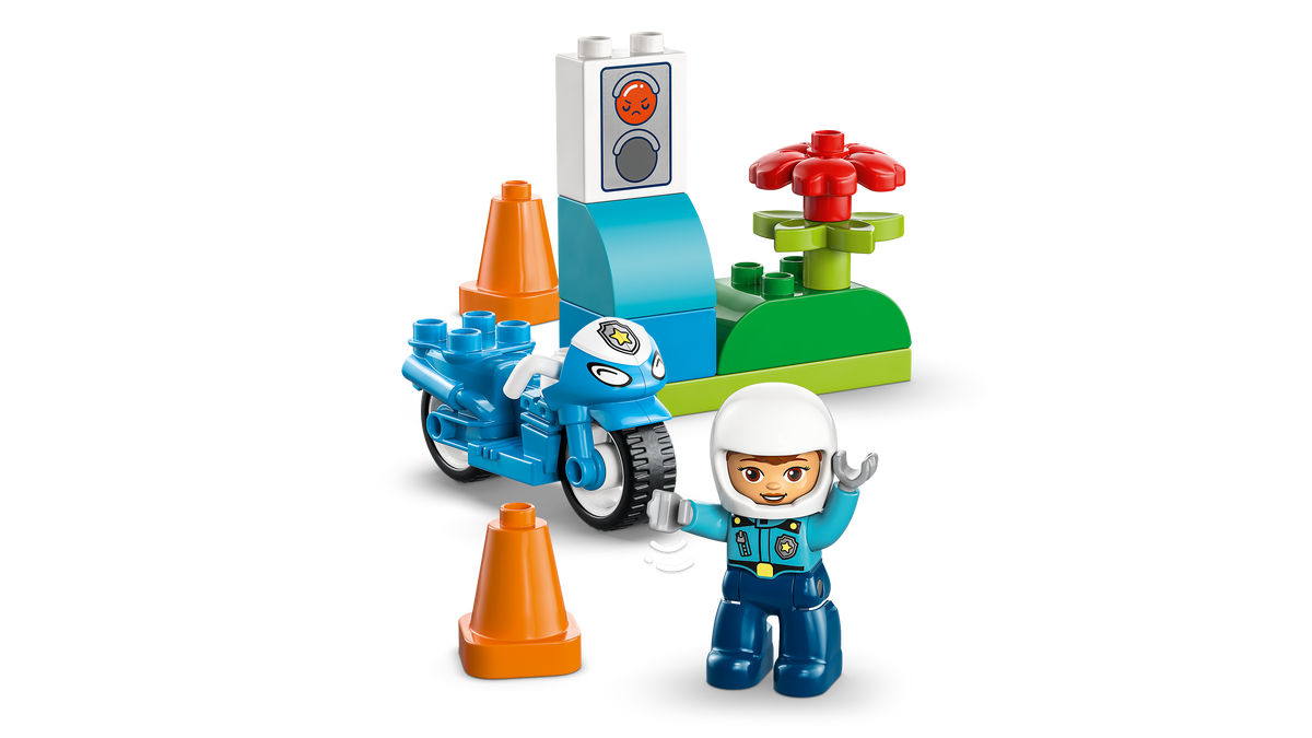 LEGO DUPLO 10471 Mėlynas policijos motociklas