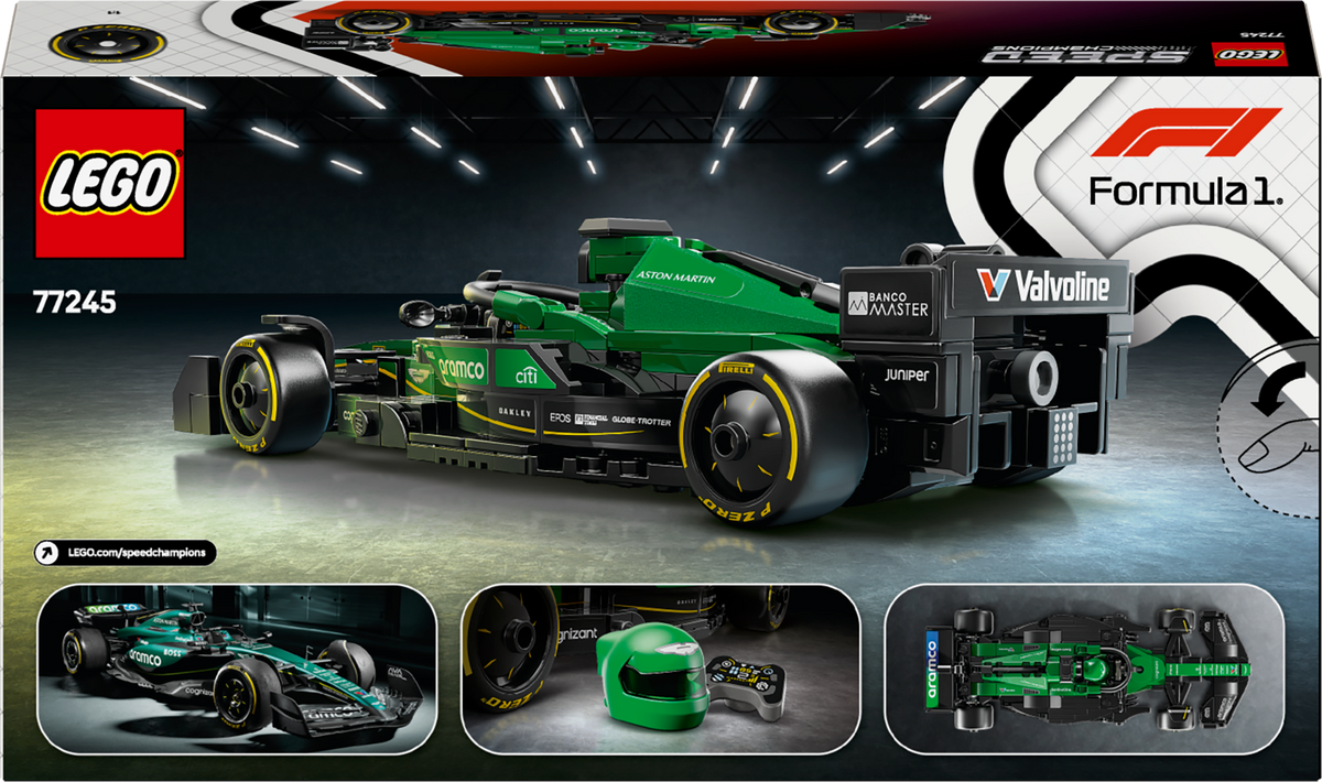 LEGO Speed Champions 77245 Aston Martin Aramco F1 AMR24 bolidas