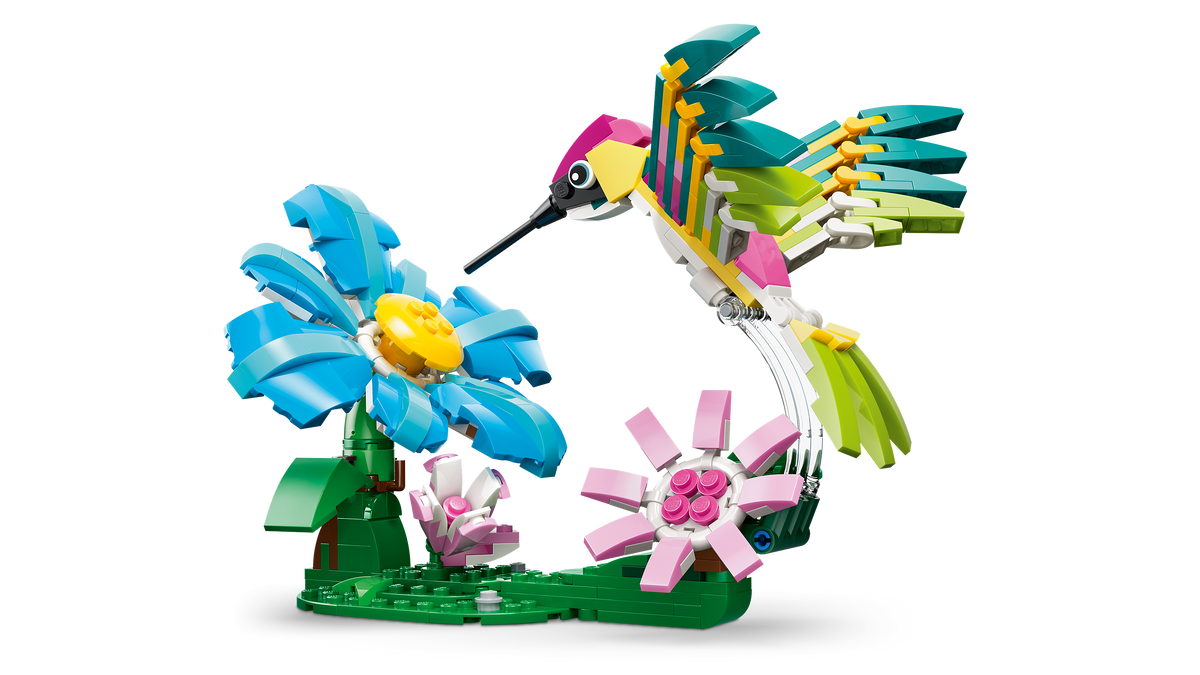 LEGO Creator 31384 Laukiniai gyvūnai: spalvingas kolibris