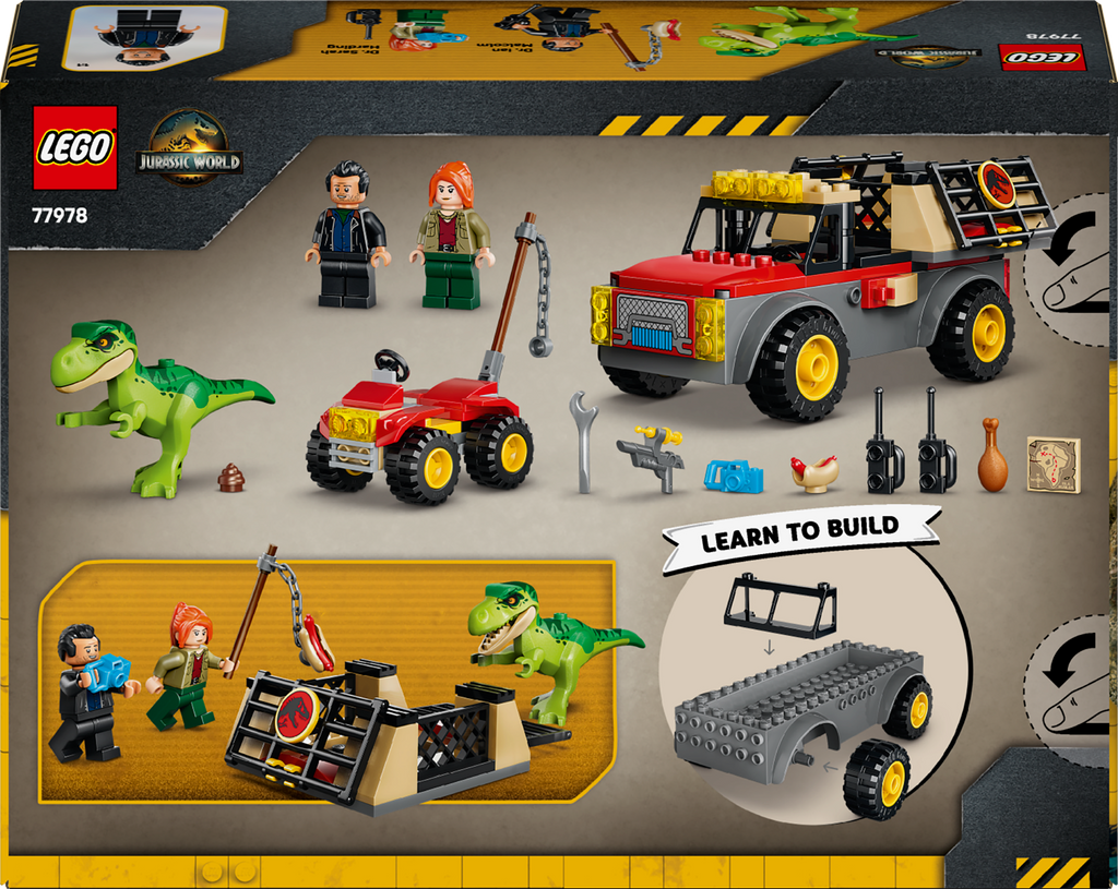 LEGO Jurassic World 77978 Jauno tiranozauro pervežimo sunkvežimis