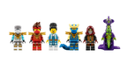 LEGO NINJAGO 71857 Nindzių transporto ir medžio namelio mūšis