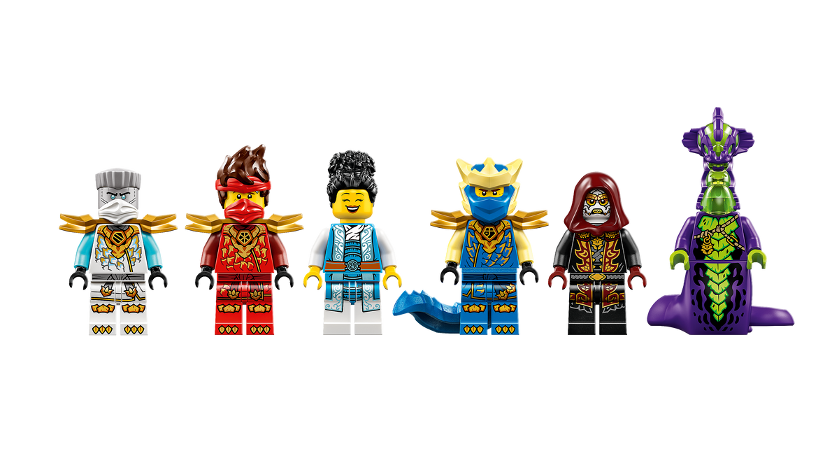 LEGO NINJAGO 71857 Nindzių transporto ir medžio namelio mūšis