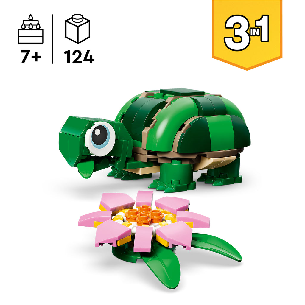 LEGO Creator 31377 Vėžlys su vandens lelija