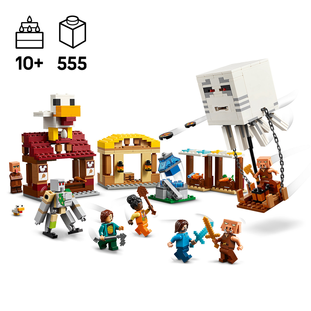 LEGO Minecraft 21273 Gasto baliono ataka kaime