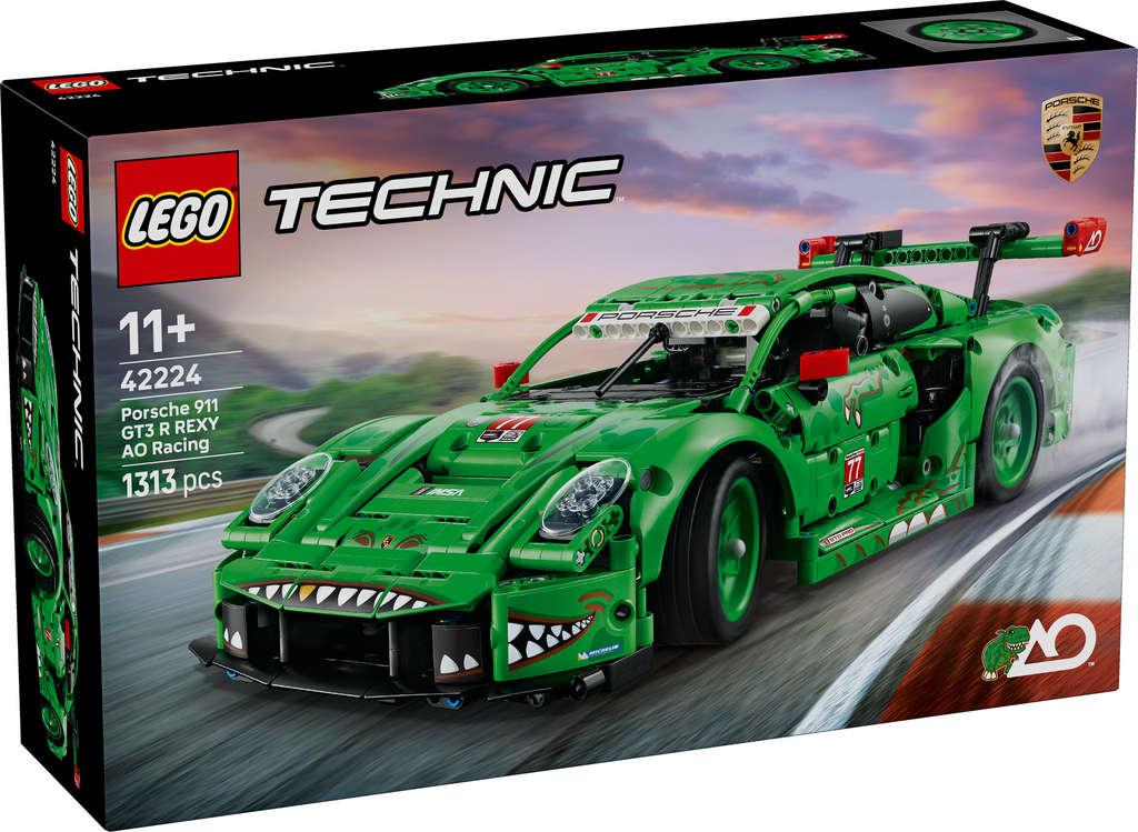 LEGO Technic 42224 Porsche 911 GT3 R REXY AO lenktyninis automobilis