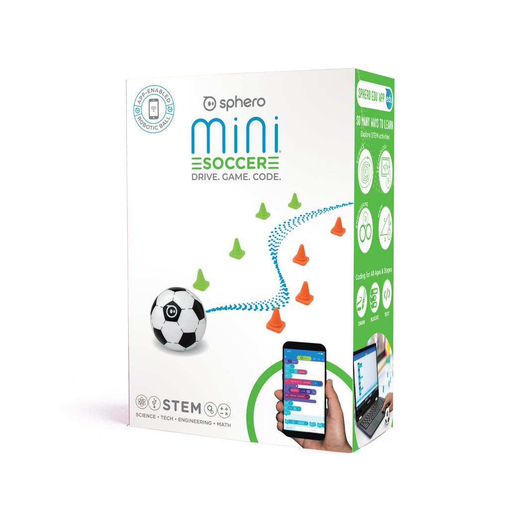 Sphero Mini Soccer programuojamas robotas-futbolo kamuoliukas