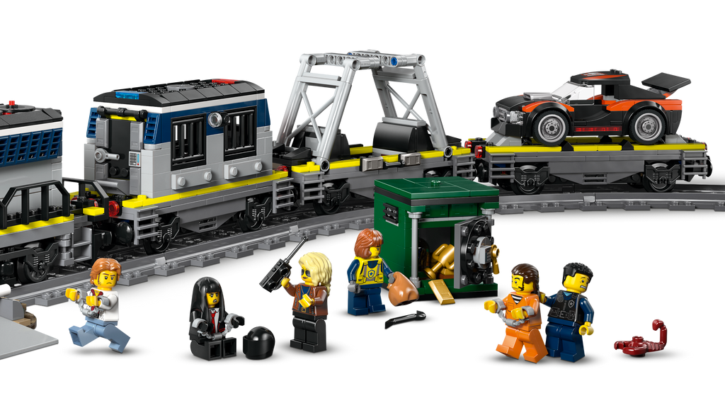 LEGO City 60508 Policijos traukinio apiplėšimas