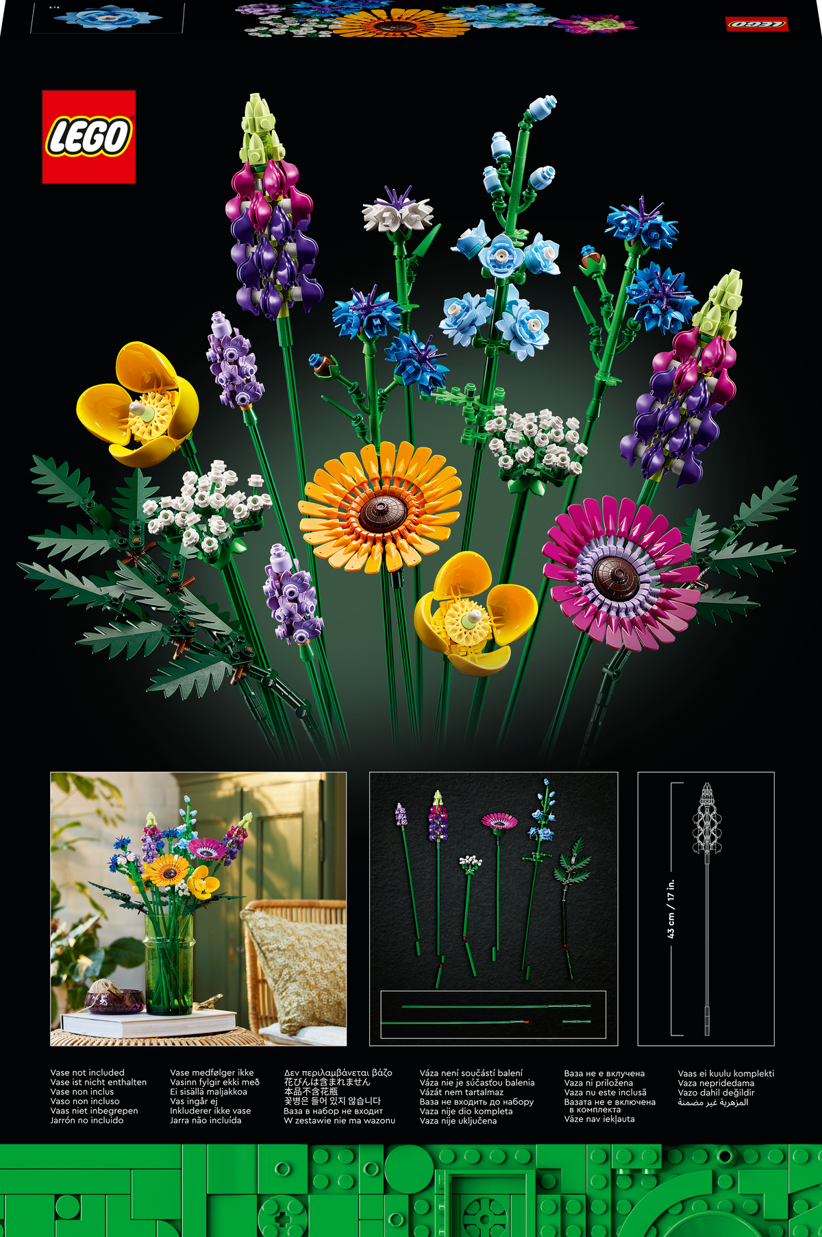 LEGO Botanicals 10313 Laukinių gėlių puokštė