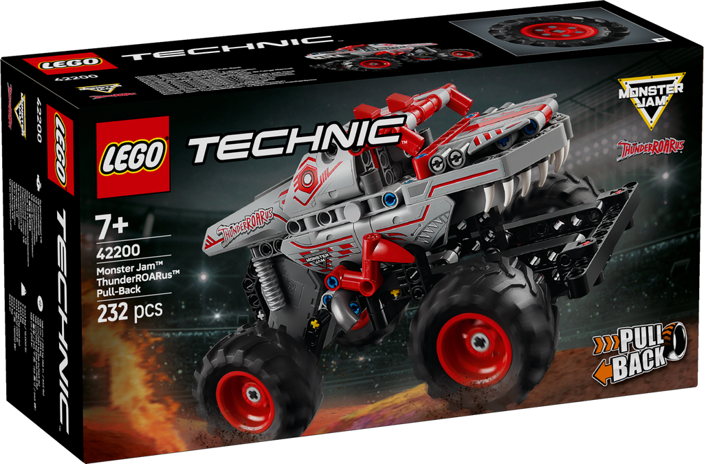 LEGO Technic 42200 Monster Jam ThunderROARus su inerciniu varikliu
