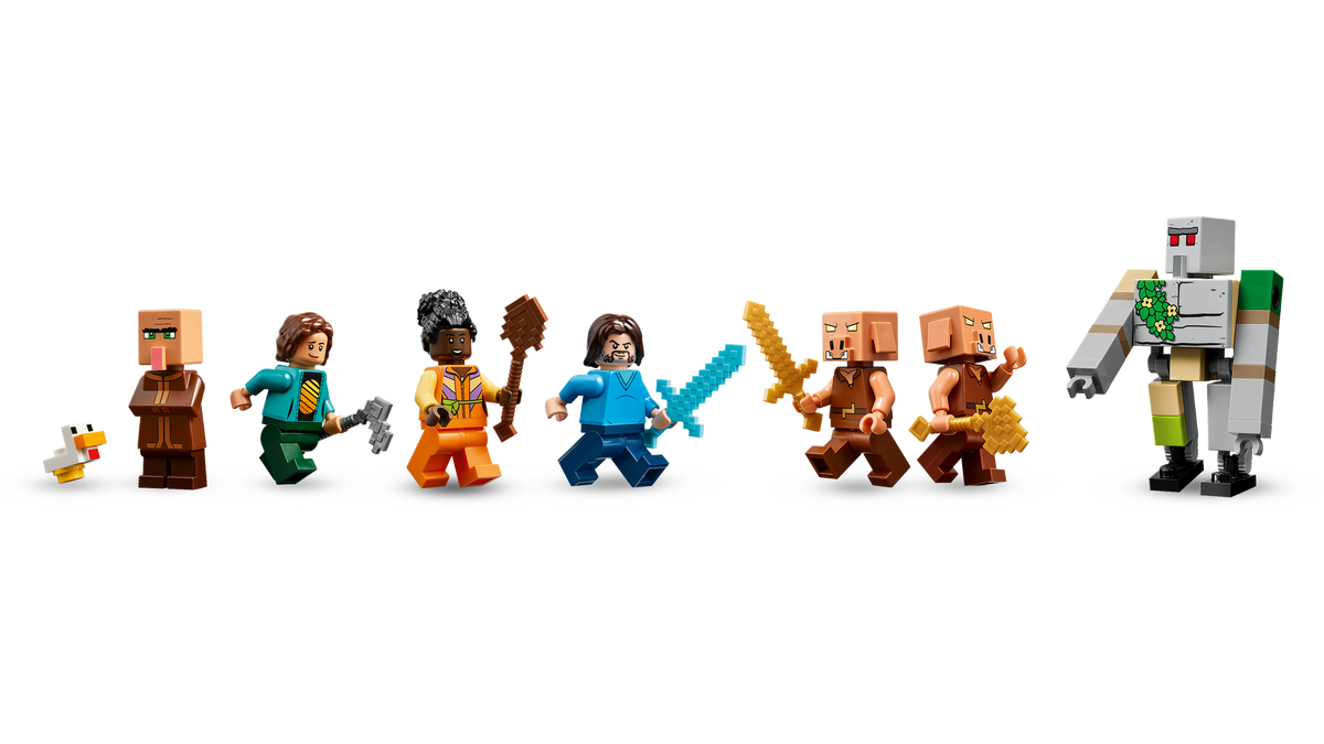 LEGO Minecraft 21273 Gasto baliono ataka kaime