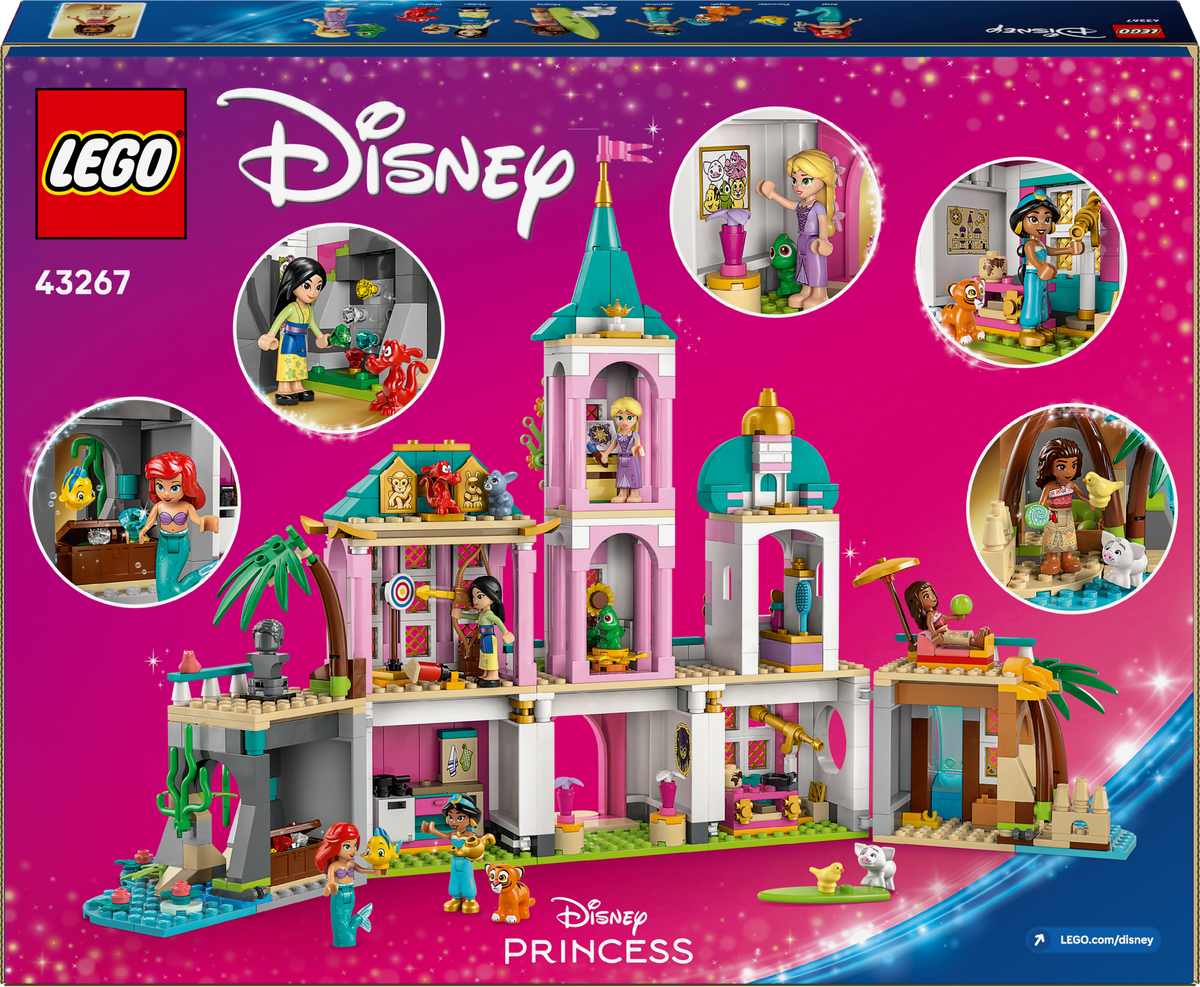 LEGO Disney 43267 Princesių pilis ir karališkieji augintiniai